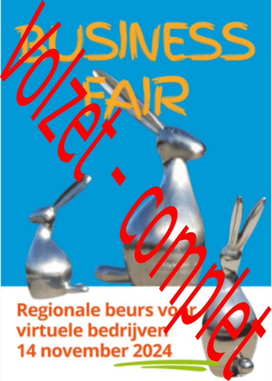 Promotiebeeld voor de regionale beurs met virtuele bedrijven op 14 november 2024.